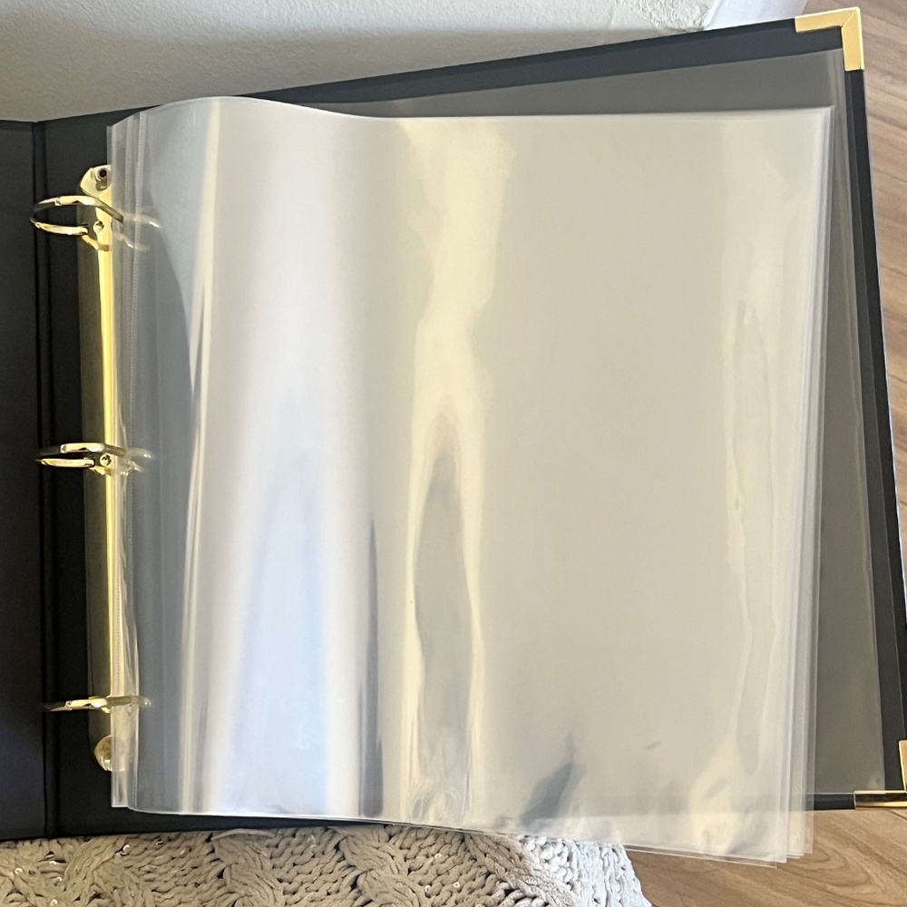 The Paper Studio Vintage Look Art deco Gold, Scrap/Art/ /Photo Album , 3 ring - Picture 4 of 8